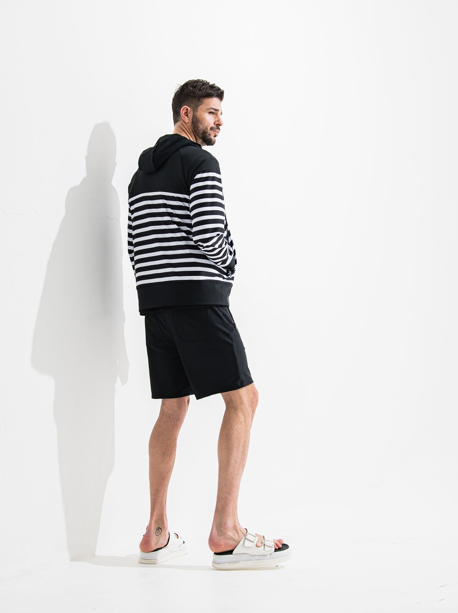 RUSH SHORTS / OR2-HP-002  / ラッシュガードハーフパンツ / ブラック (6月中旬入荷予定)