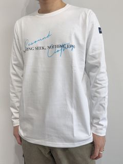 NSNF LONGSLEEVE TEE / RC35-T-009 / メッセージロゴ長袖Tシャツ / ホワイト