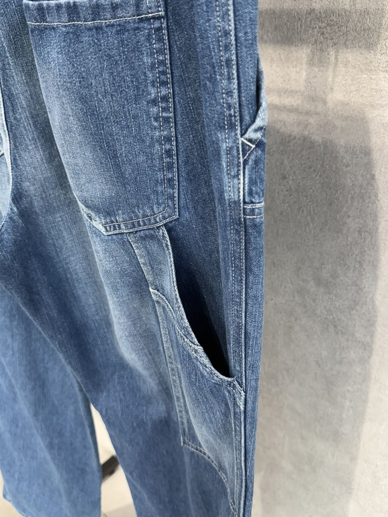 DOUBLE KNEE PT / RC39-ST-041 / ダブルニーワイドデニムパンツ / ライトインディゴ