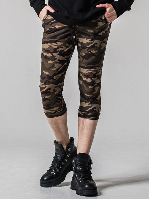 RE CROPPED PT / RC39-HP-002 / クロップドパンツ / カーキカモフラージュ (4月上旬入荷予定)