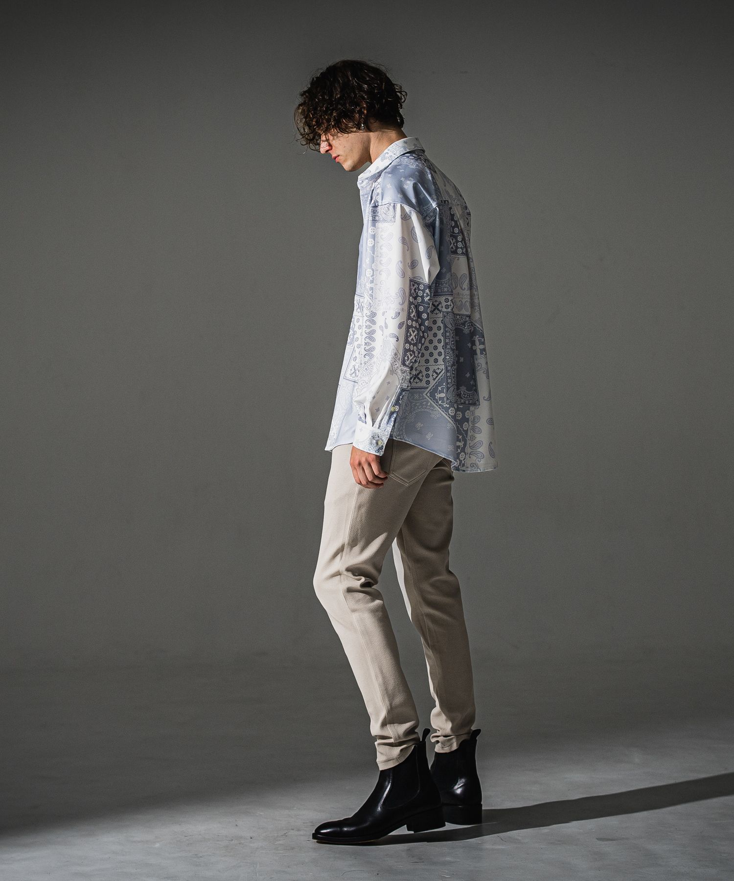 CHRIS EASY BLISTER TUCK PANTS / RC41-ST-016T / イージータックパンツ / ブリスターベージュ (7月下旬入荷予定)