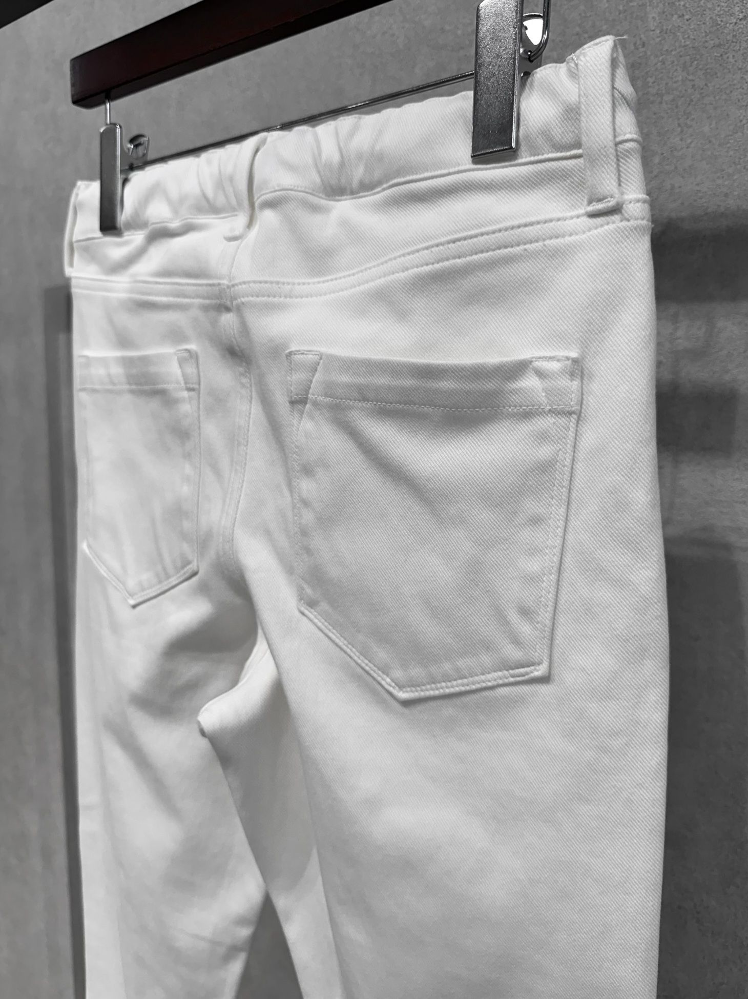 MICK DENIM JERSEY / BASIC-ST-020 / デニムジャージテーパードパンツ / ホワイト