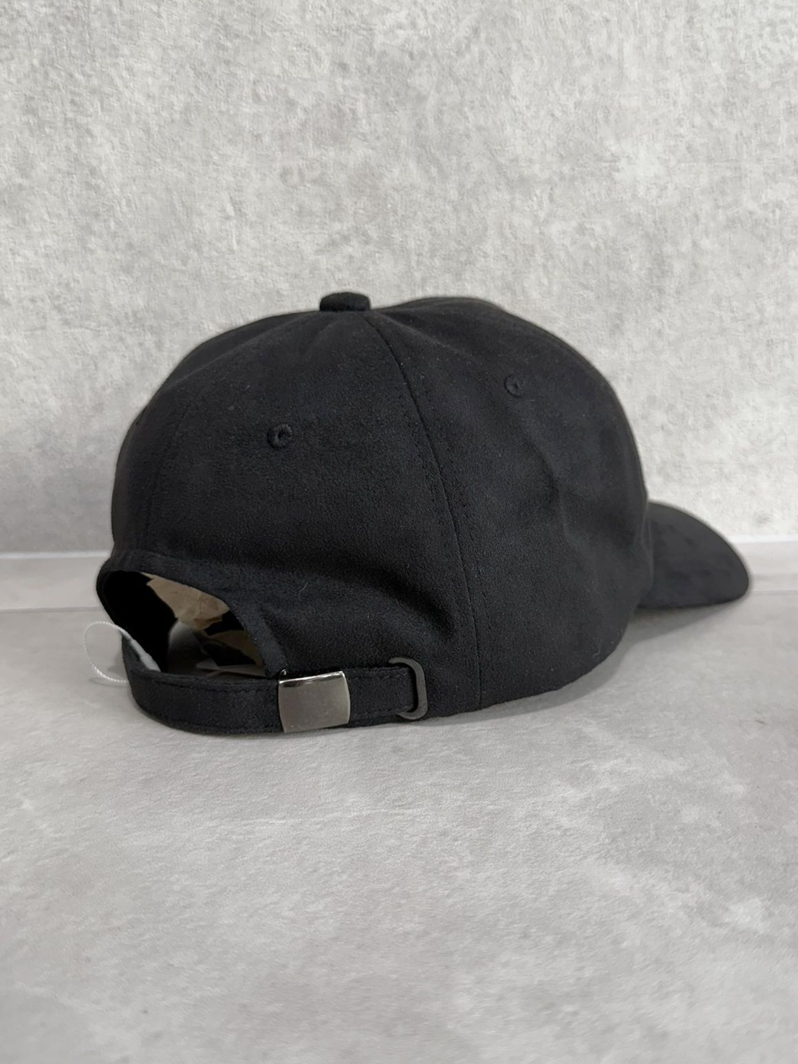 SUEDE LOW CAP / RC37-CAP-002 / スエードエコレザーローキャップ / ブラック