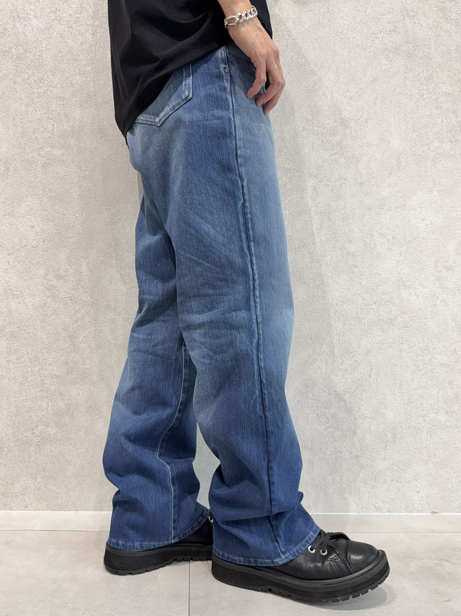 KING DENIM JERSEY / RC37-ST-005 / デニムジャージ バギーワイドパンツ / ライトインディゴ