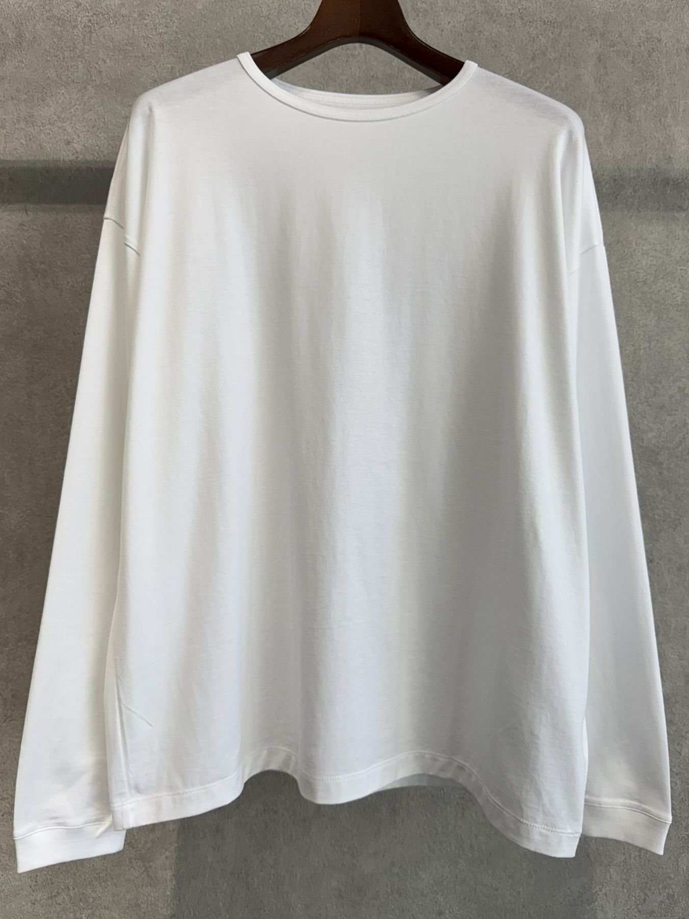 PIN ST RC OVER LONGSLEEVE TEE / RC41-T-003 / オーバーサイズ長袖バックロゴTシャツ / ホワイト