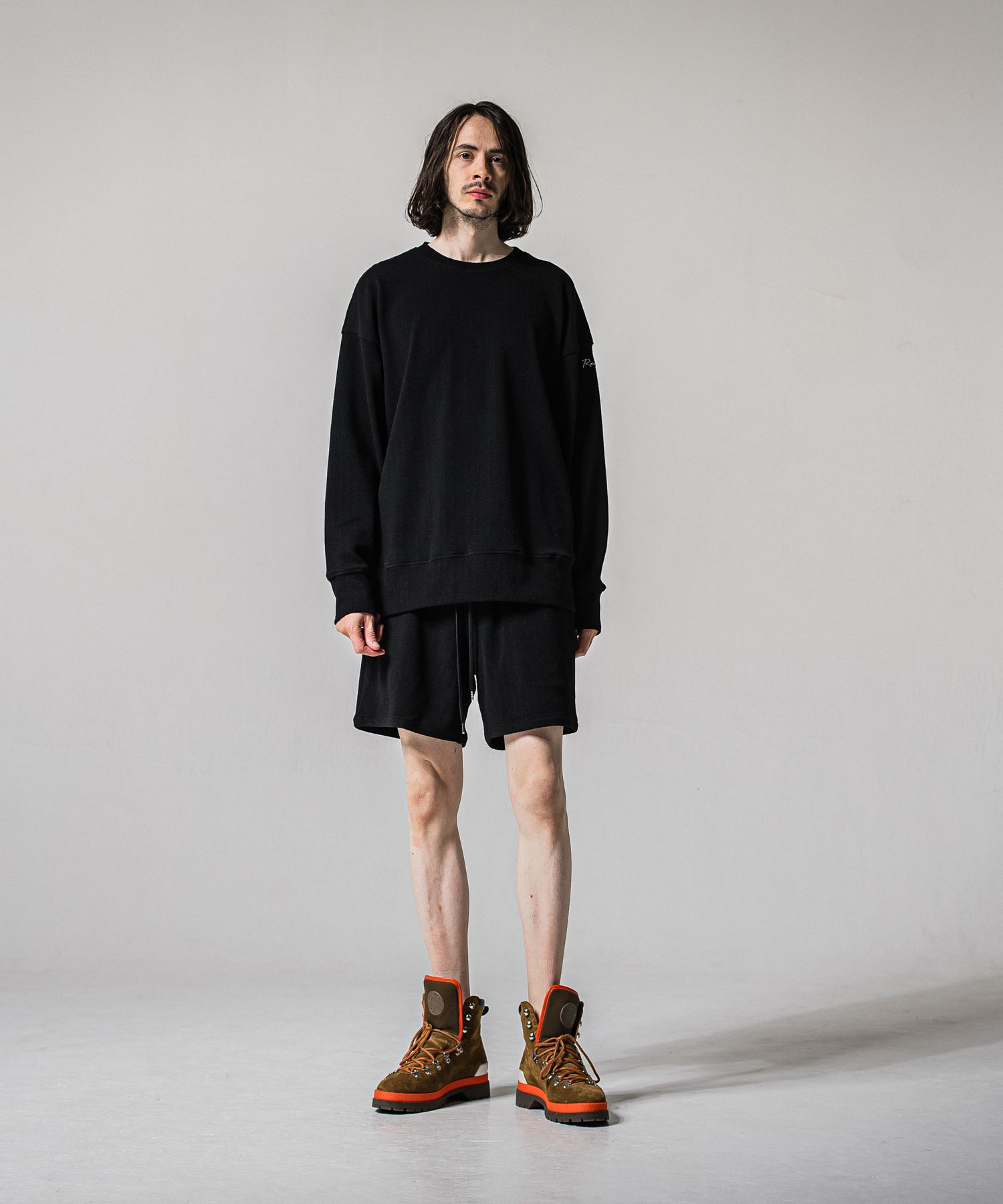 BLISTER KNIT HALF PT / RC39-HP-003 / ブリスターニットショーツ / ブラック (3月上旬入荷予定)