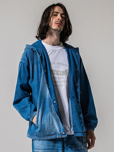 COACH HOODIE / RC39-JK-005 / コーチパーカー / インディゴ (2月中旬入荷予定)