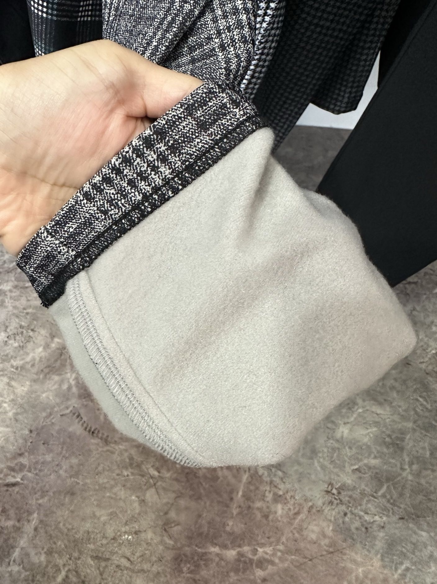 CHRIS EASY HEAT TUCK PANTS / RC30-ST-016HT / 裏起毛タックパンツ / グレンチェック