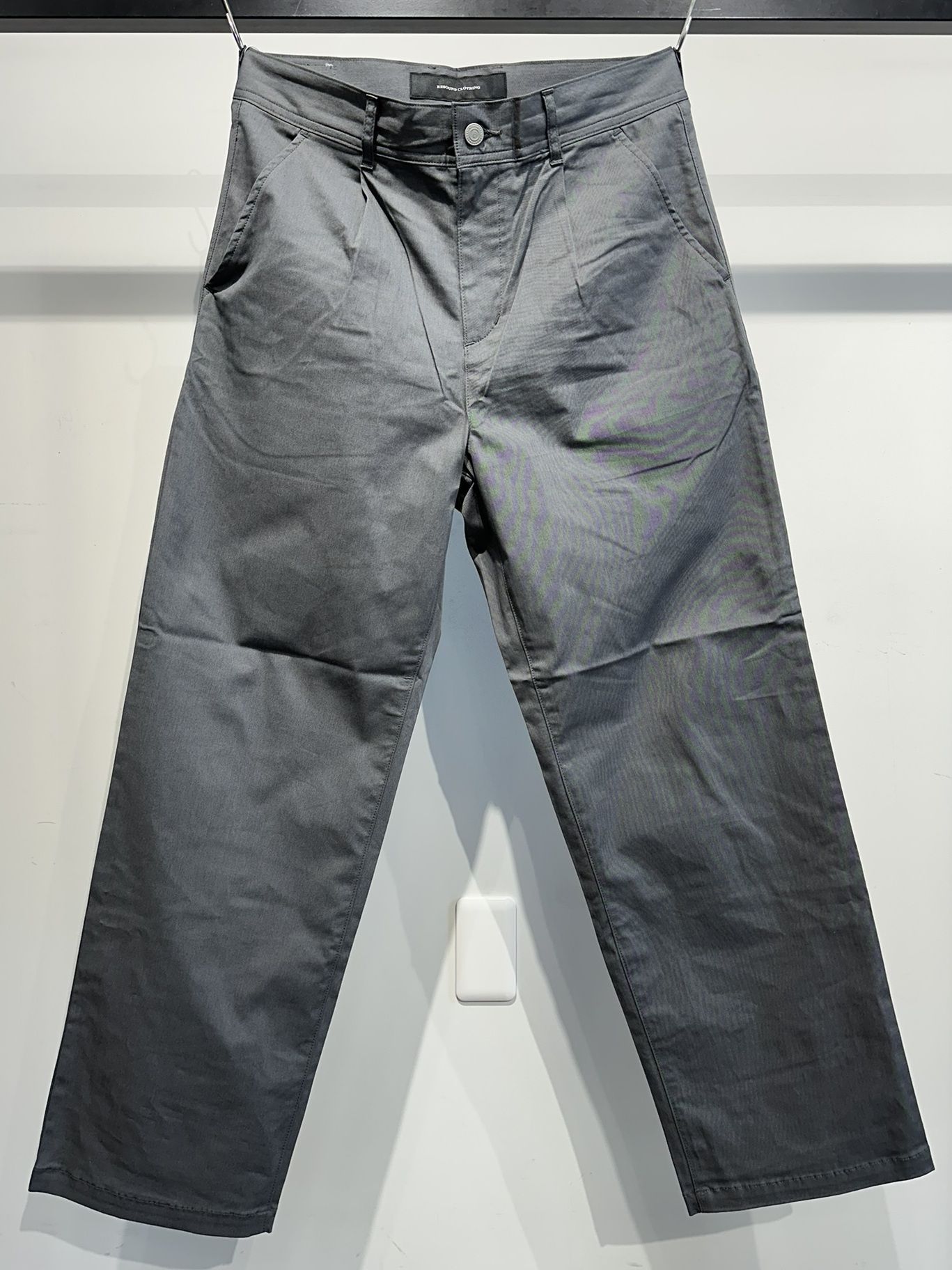 WIDE TUCK PT / RC12-ST-003 / コットンナイロンワイドタックパンツ / グレー※