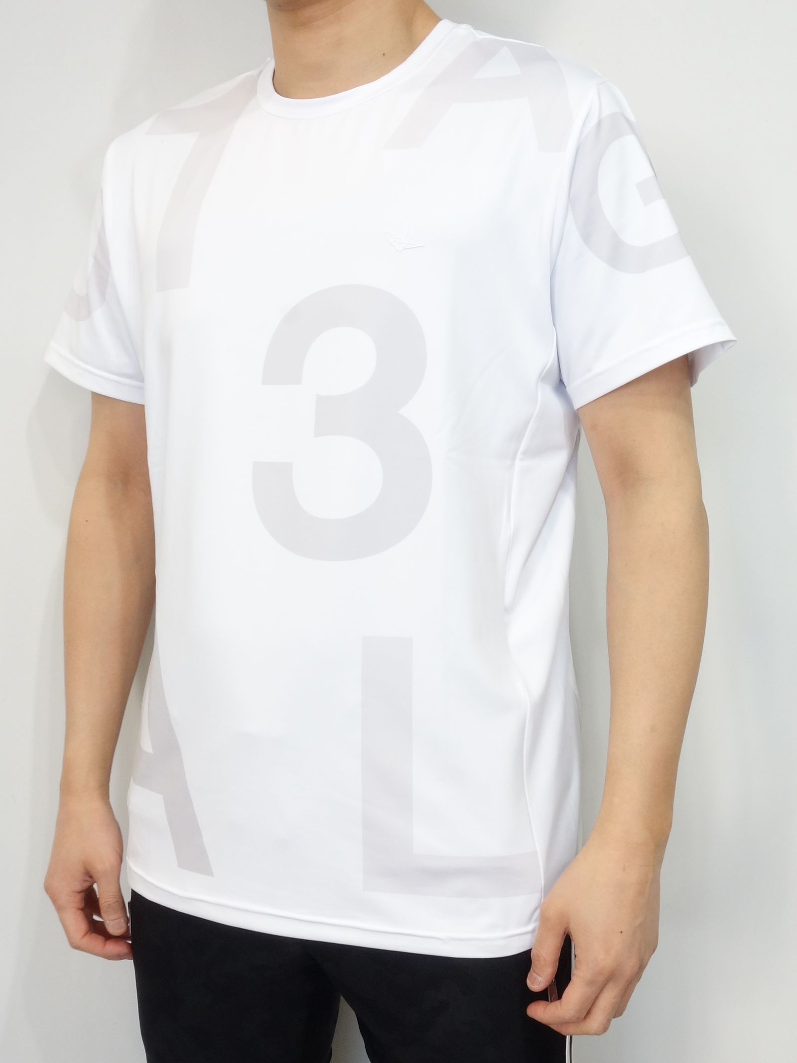 ランダムロゴラッシュガード半袖Tシャツ / ust-21012