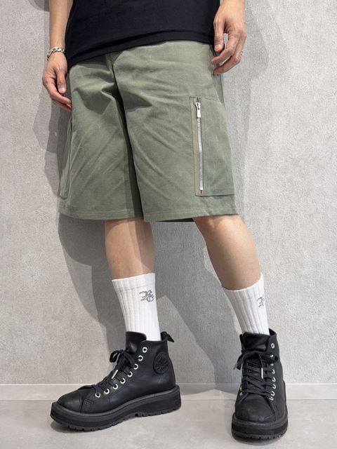 DAVID CARGO HALF PANTS / RC36-HP-007 / ミリタリーカーゴハーフパンツ / ヴィンテージカーキ