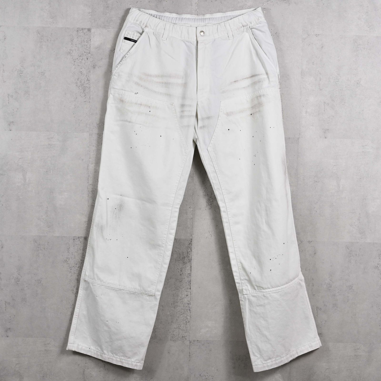 DOUBLE KNEE PT / RC39-ST-041 / ダブルニーワイドデニムパンツ / ホワイトユーズド (2月中旬入荷予定)