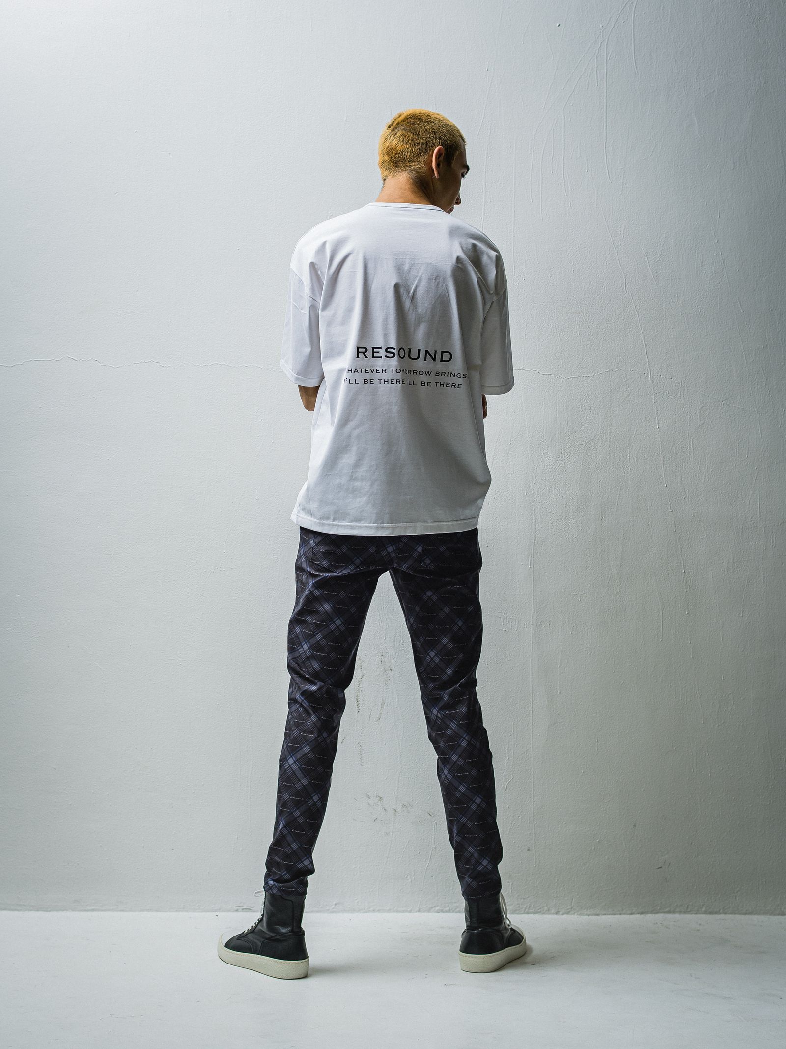CHRIS EASY PANTS / RC27-ST-016 / チェックイージーパンツ / チェックブラック