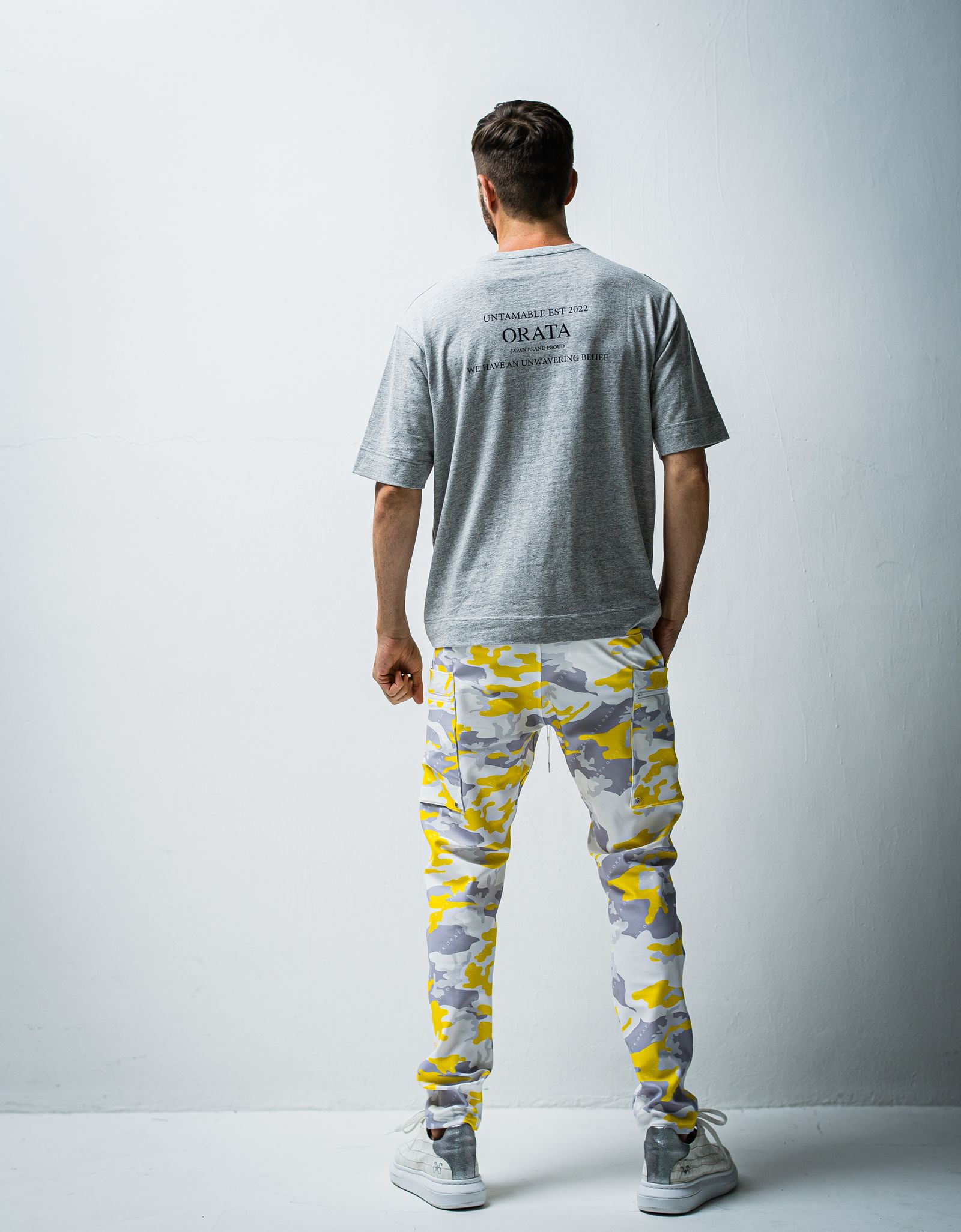 VINTAGE CREW T / OR1-T-003 / プリントTシャツ / グレー (1月中旬入荷予定)