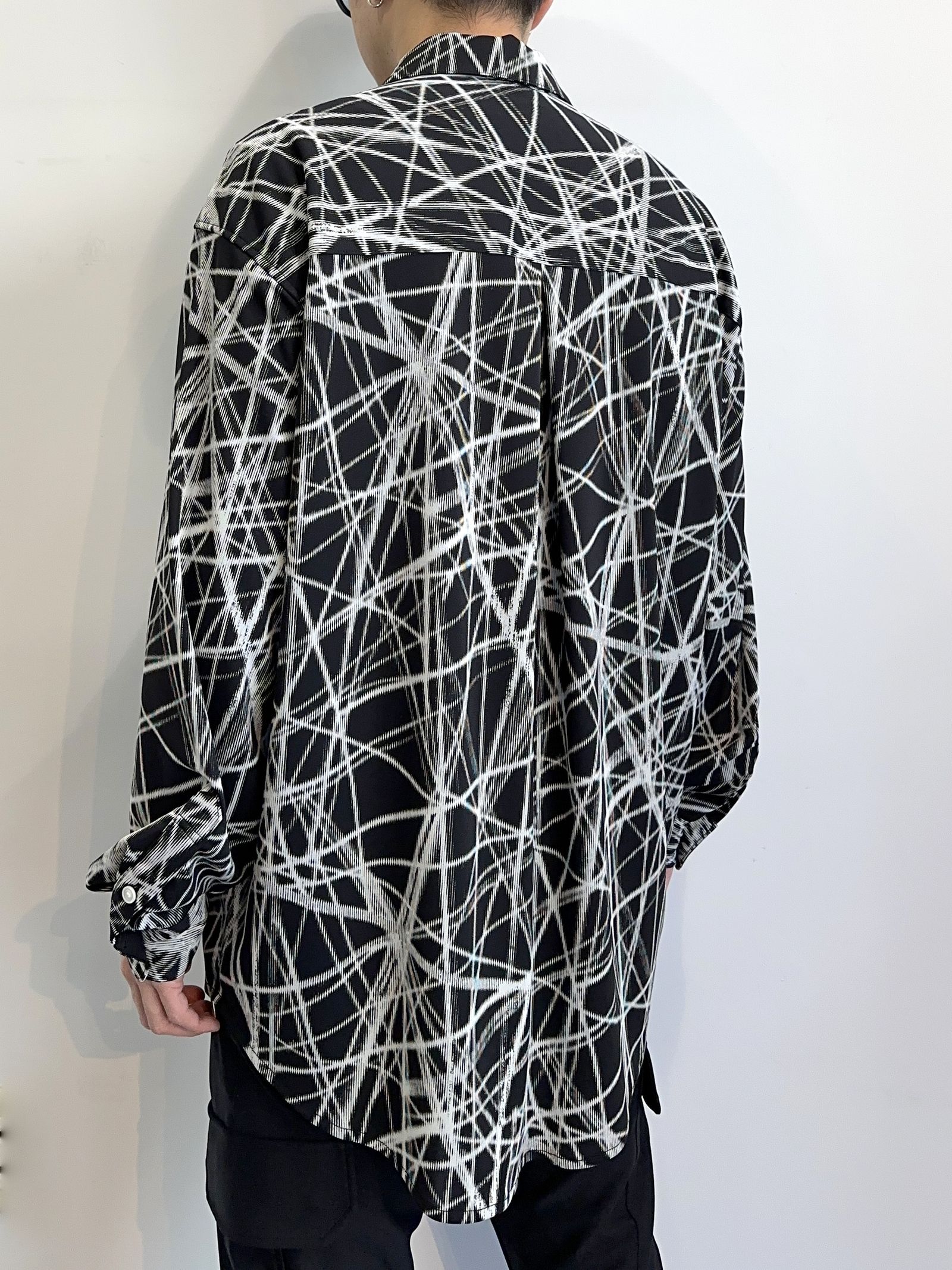 JACK SHIRTS / RC28-SH-001 / オーバーサイズシャツ / ブラック×ホワイト