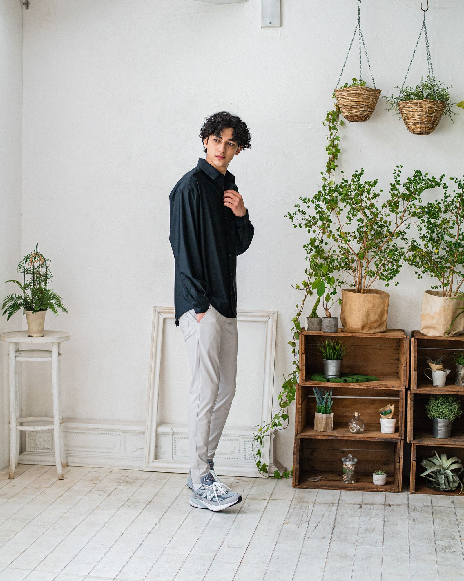 CHRIS EASY PANTS / RC32-ST-016 / イージーパンツ / グレージュ