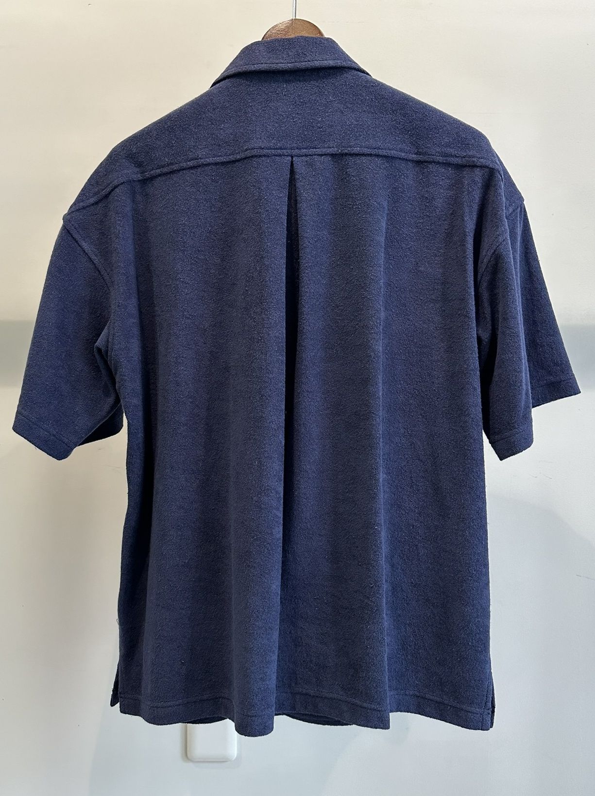 PILE BEACH SHIRTS / RC32-SH-002 / パイル半袖シャツ / ネイビー