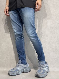 DENIM JERSEY CHRIS EASY TUCK PT / RC36-ST-016TD / ライトオンスデニムジャージイージータックパンツ / ダークインディゴ