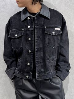 80s アイコントラッカー205ブラックシャインデニムジャケット / 4RD738G / 01H(ブラック)