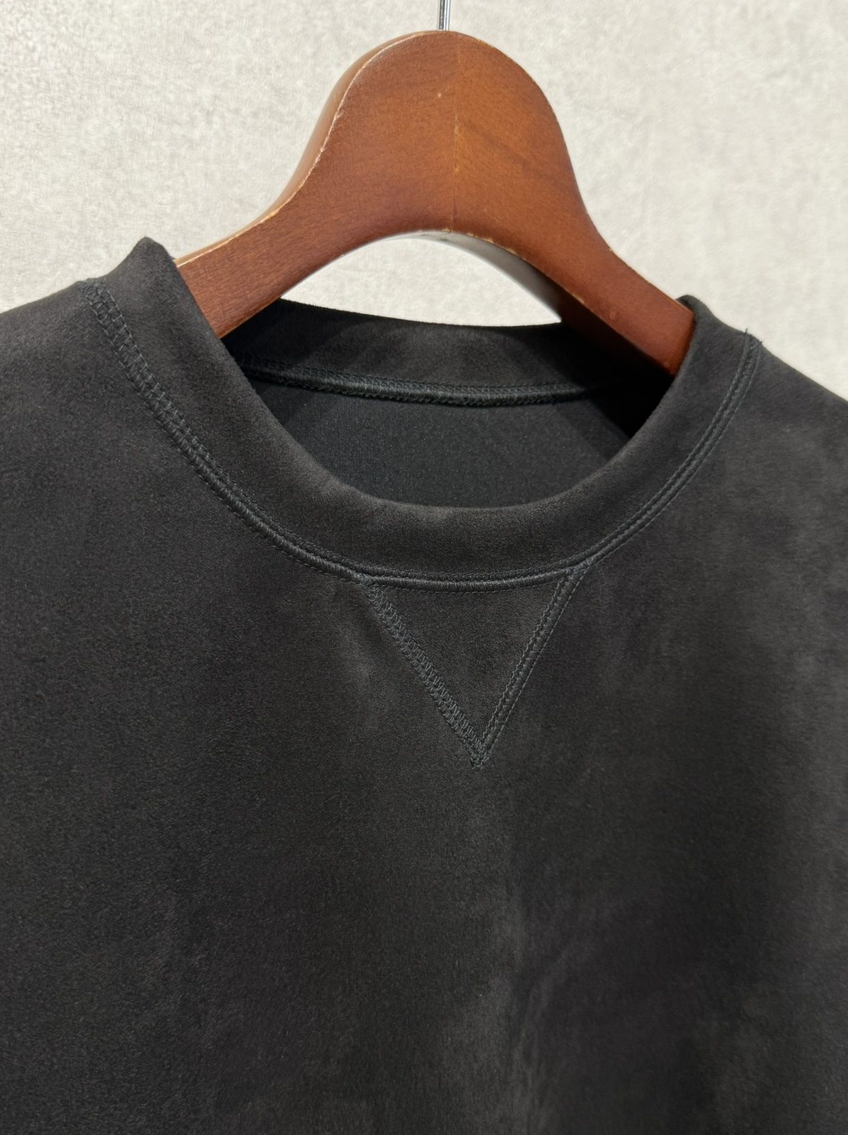 SUEDE DROP TRAINER / RC38-C-005 / スエードトレーナー / ブラック