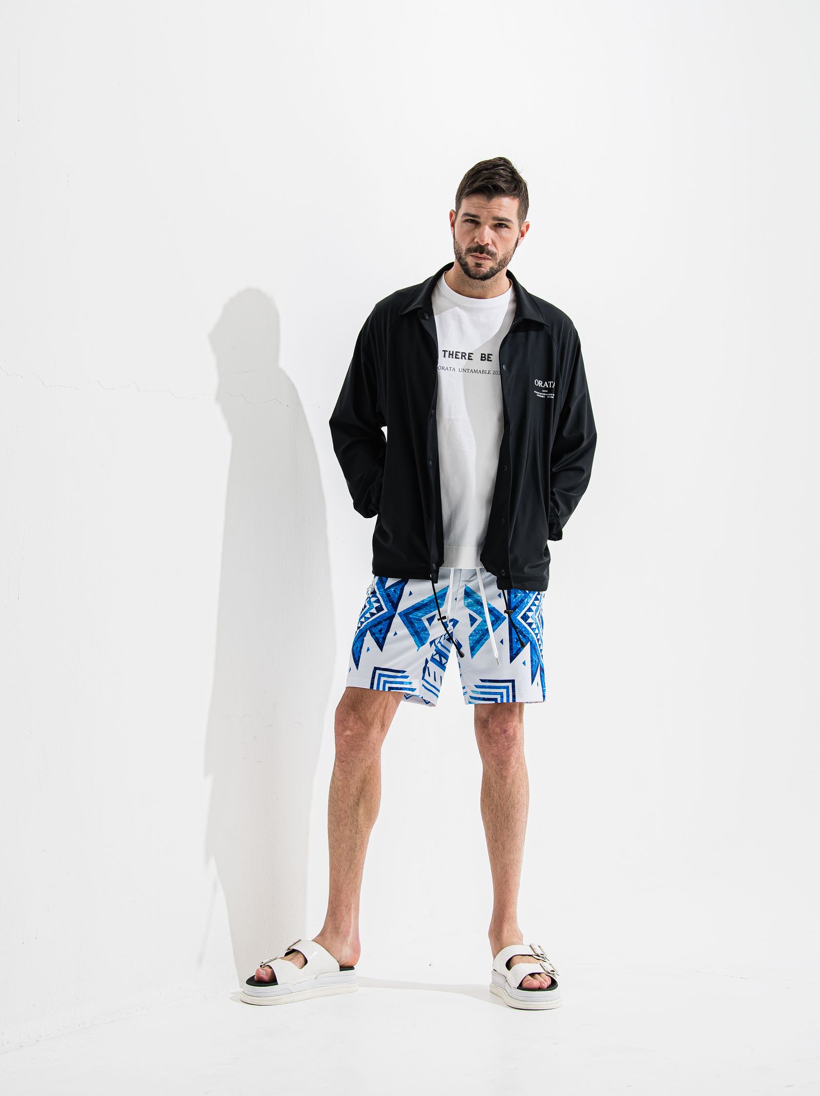 RUSH SHORTS / OR2-HP-002  / ラッシュガードハーフパンツ / ネイティヴブルー (6月中旬入荷予定)