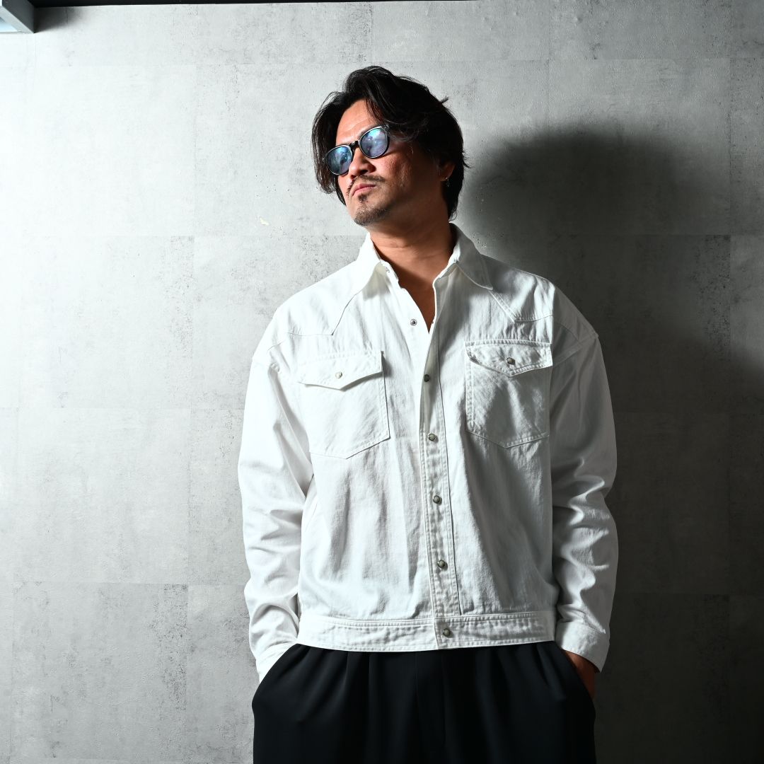 WESTAN JK / DP1-JK-004 / ウエスタンシャツジャケット / ホワイト (3月中旬入荷予定)