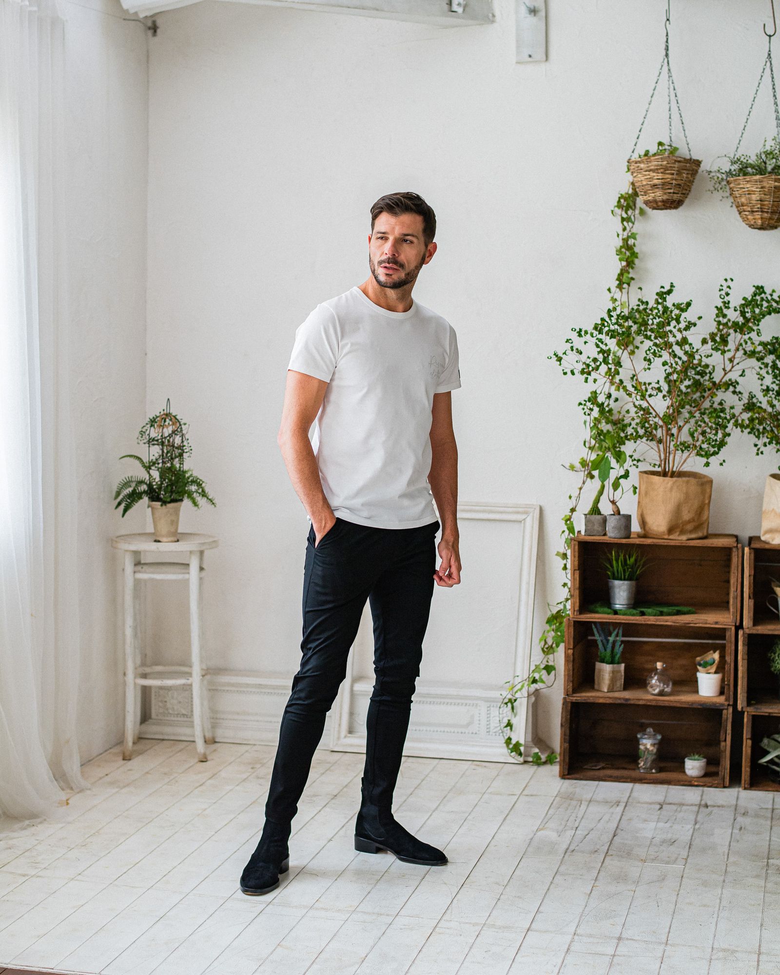 CHRIS EASY PANTS / RC32-ST-016 / イージーパンツ / ブラック