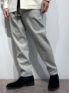 PAT WIDE EASY PANTS / RC33-ST-036BN / ワイドテーパードパンツ / グレーメルトン