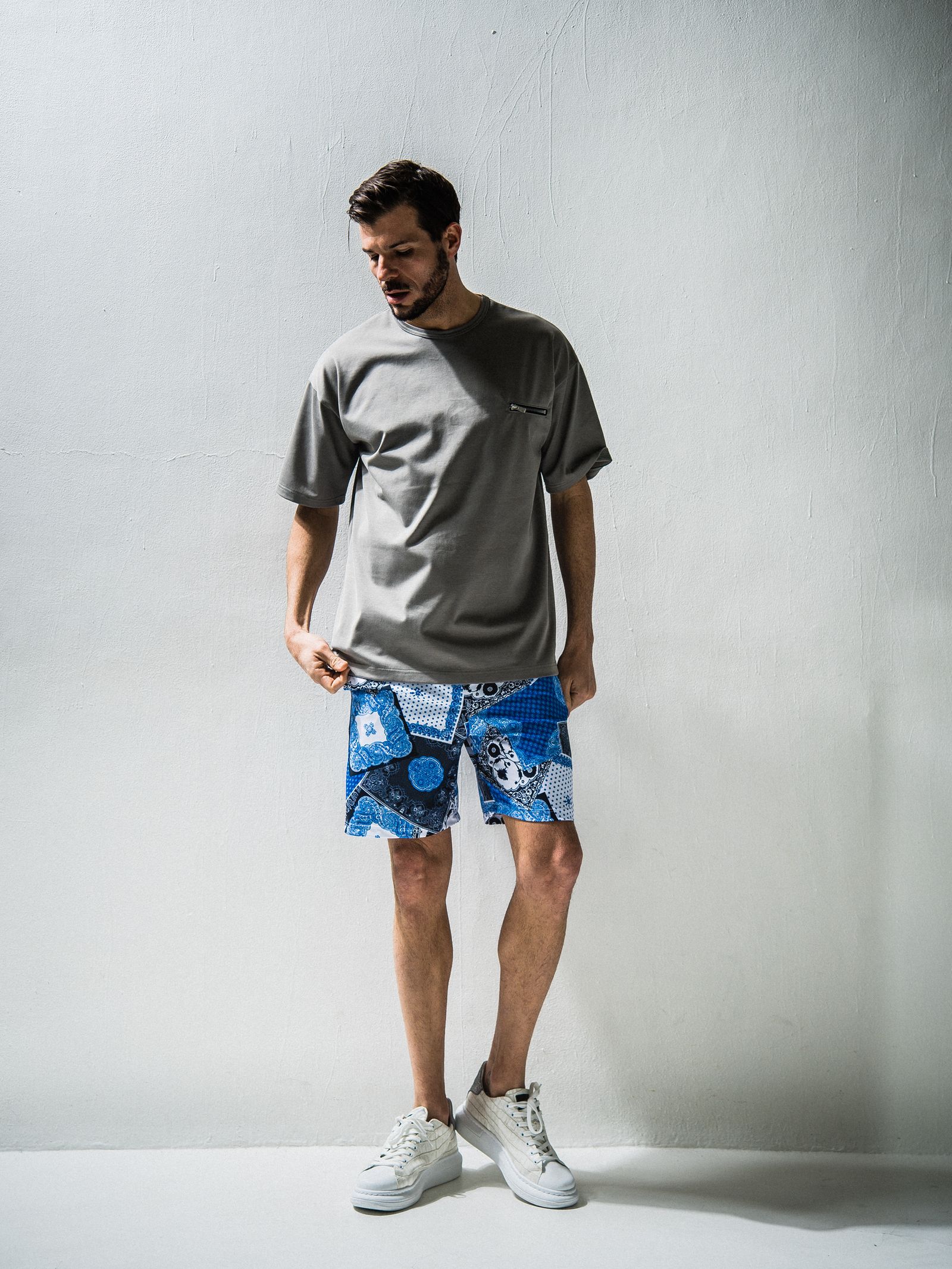 FASTENER POCKET LOOSE TEE / RC24-T-007 / ビッグTシャツ ※