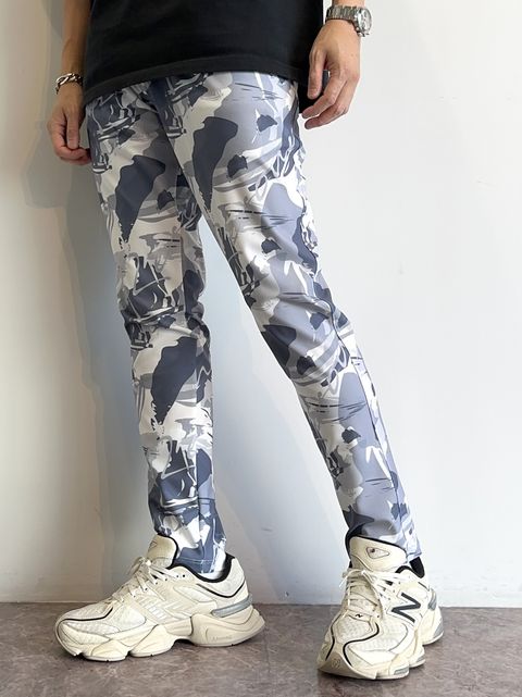 CHRIS EASY TUCK PANTS / RC29-ST-016T / カモ柄イージータックパンツ / グレーカモフラ