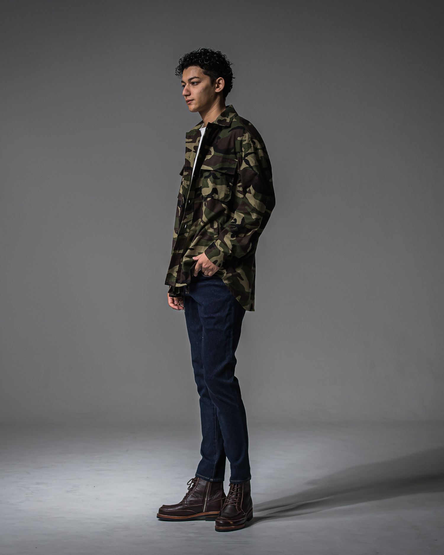 MICK DENIM JERSEY / BASIC-ST-020 / デニムジャージテーパードパンツ / インディゴワンウォッシュ (9月上旬入荷予定)