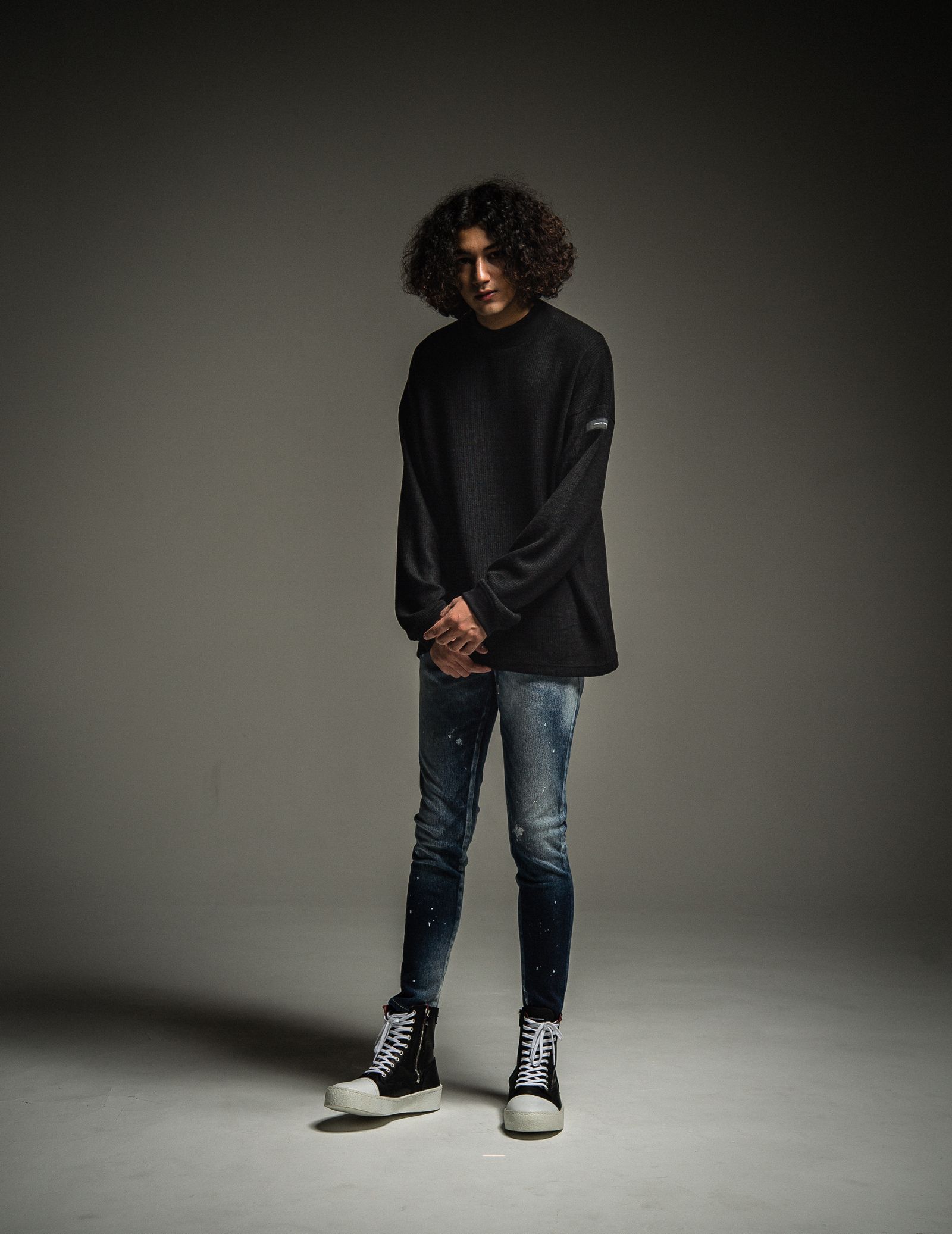MOCKNECK OVER KNIT / RC22-K-001 / モックネックニット