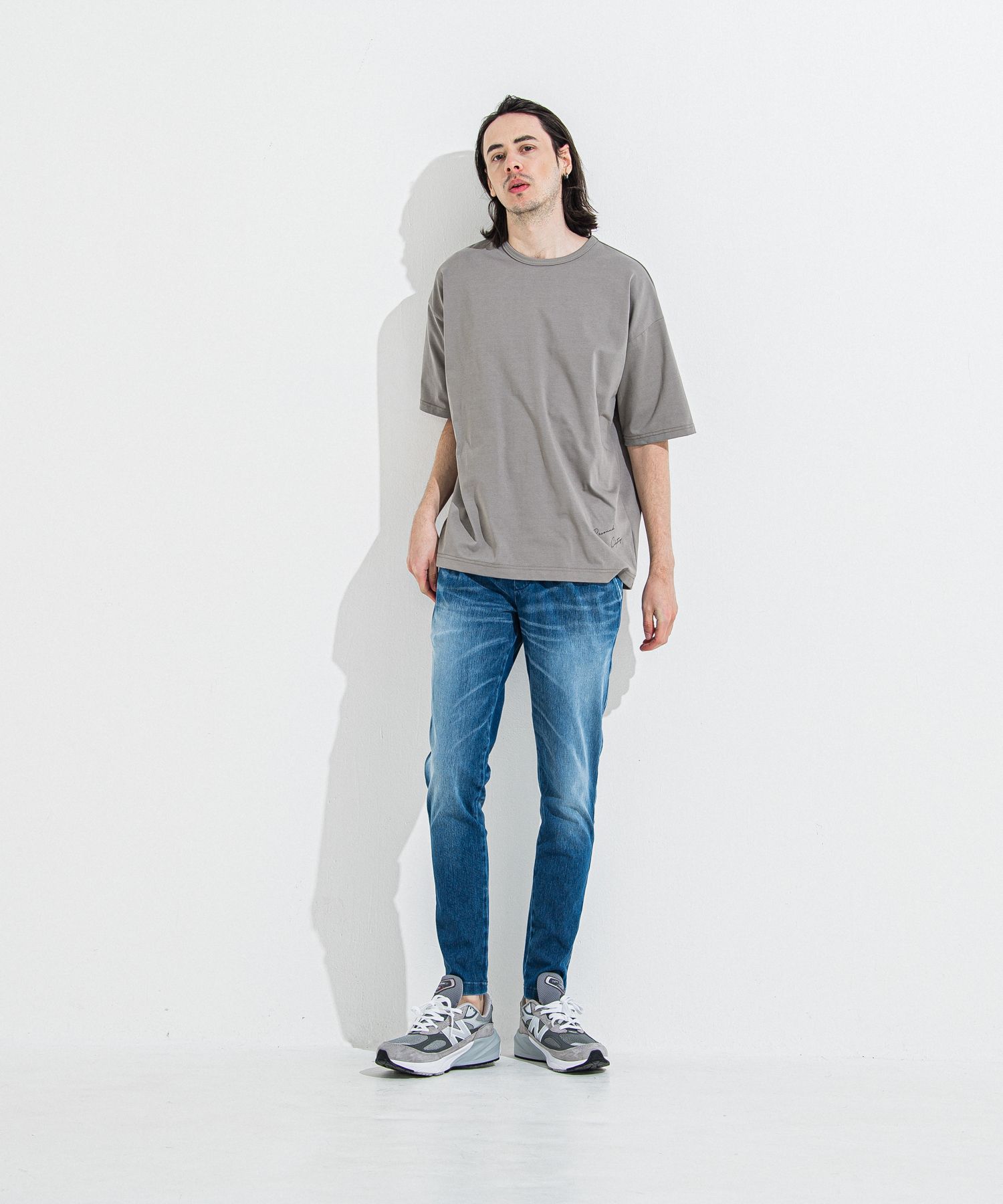 DENIM JERSEY CHRIS EASY TUCK PT / RC36-ST-016TD / ライトオンスデニムジャージイージータックパンツ / ダークインディゴ