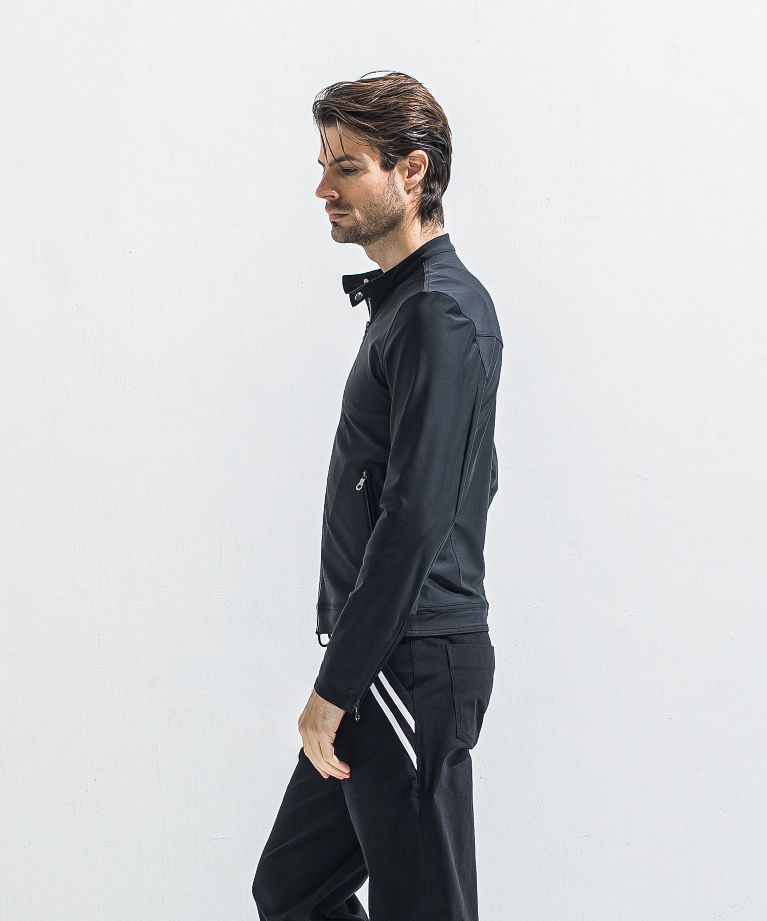 RUSH SB RIDERS / RC40-JK-001 / ラッシュガードシングルライダース / ブラック (5月下旬入荷予定)