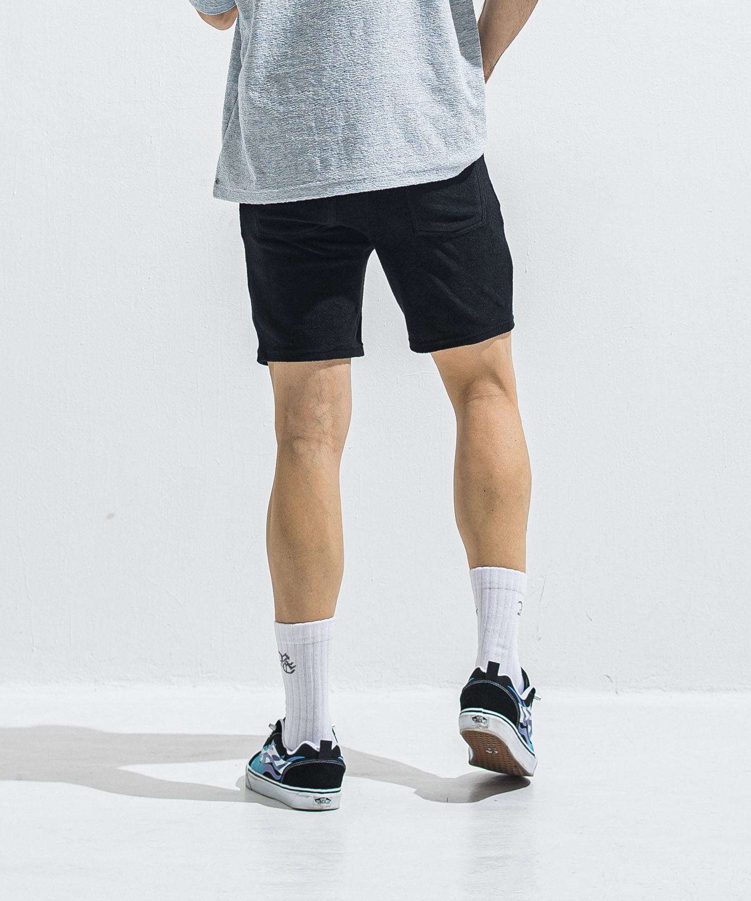 VINTAGE PILE SHORTS / RC40-HP-001 / パイルショーツ / ブラック (5月中旬入荷予定)