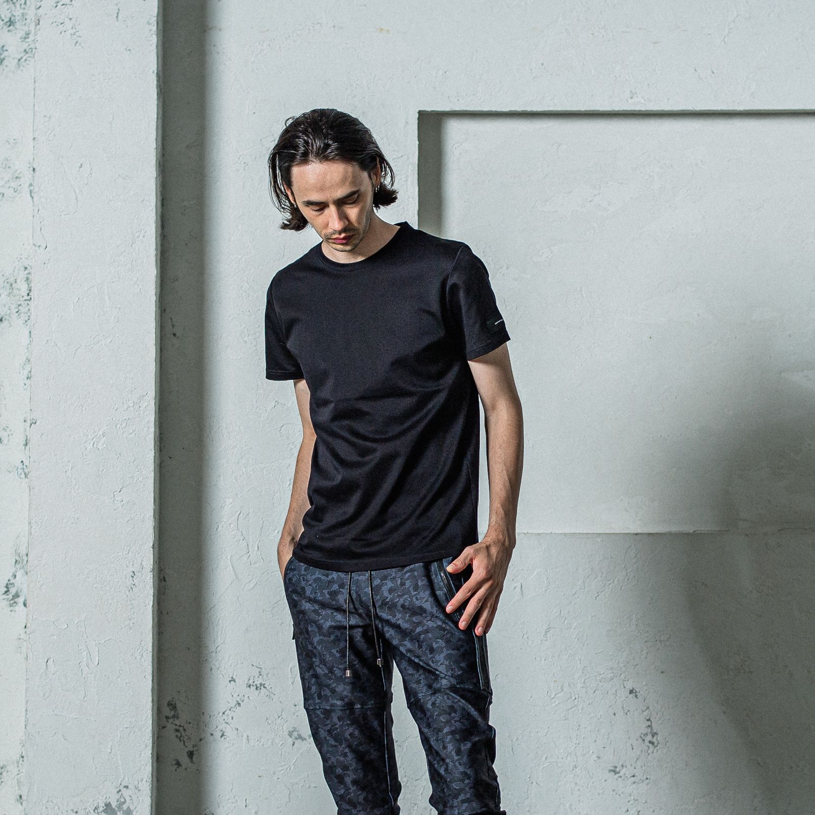 FINEST BASIC T / RC35-T-006 / 最高品質コットンTシャツ / ブラック