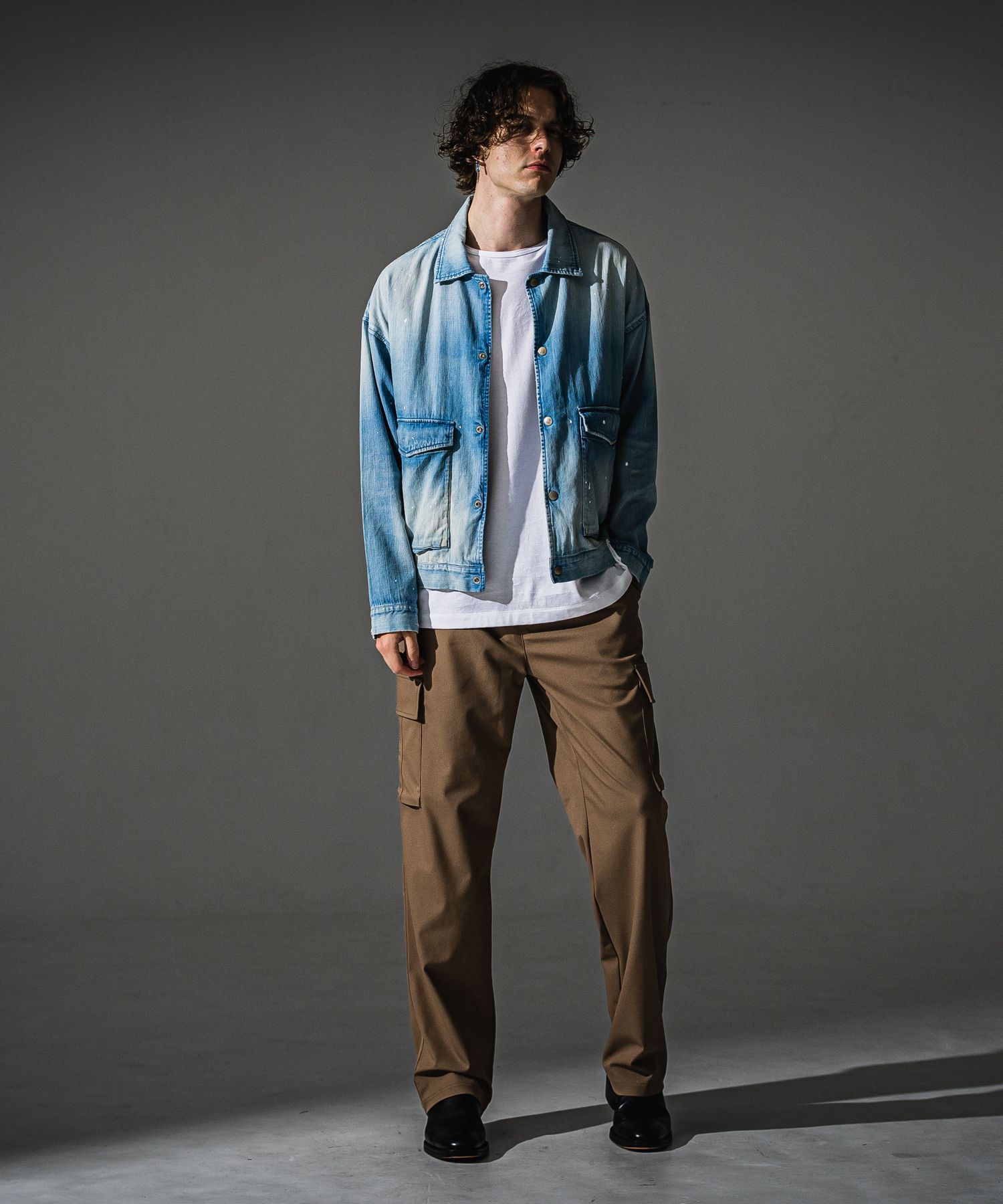 LDENIM AG FLIGHT JACKET / RC41-JK-001 / デニムフライトジャケット / ライトインディゴ (8月中旬入荷予定)