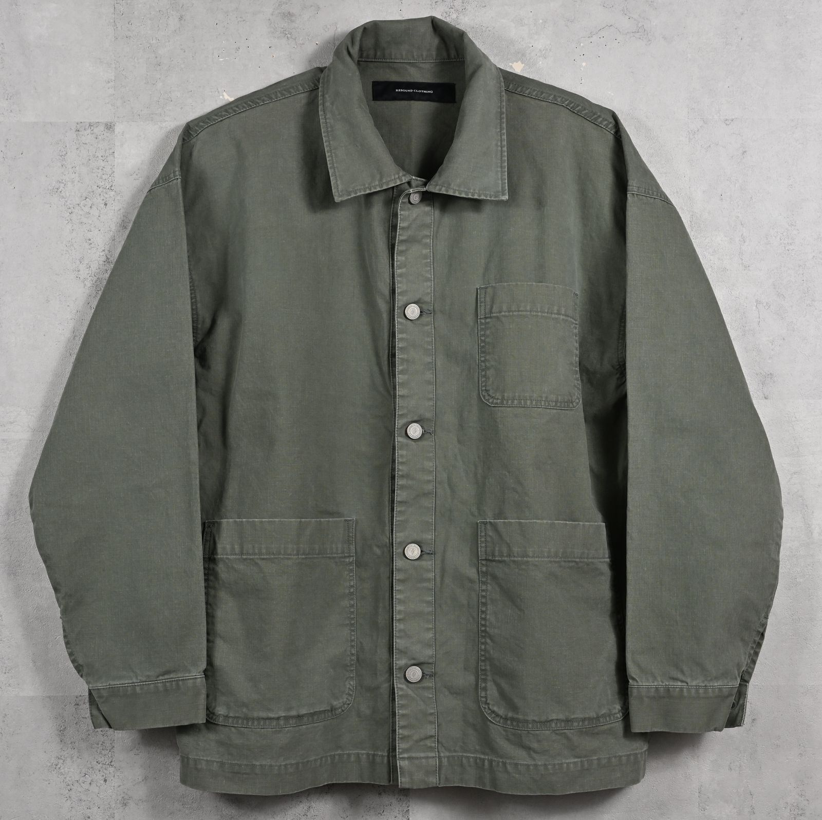 RC CAVER ALL / RC39-JK-004 / デニムカバーオール / ダックカーキ (3月中旬入荷予定)