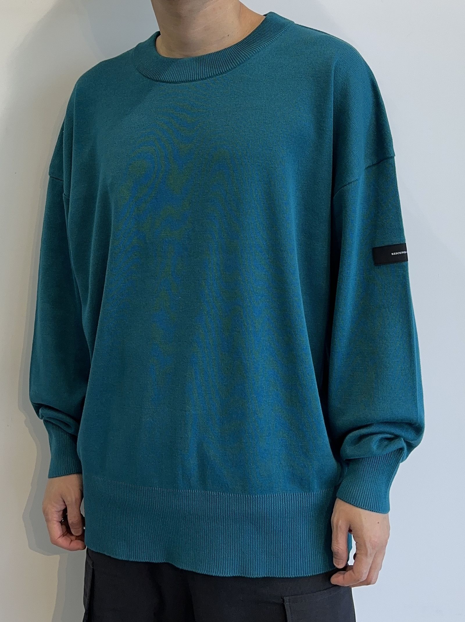 RESOUND CLOTHING - SILK KNT OVER LONG SLEEVE / RC29-K-002