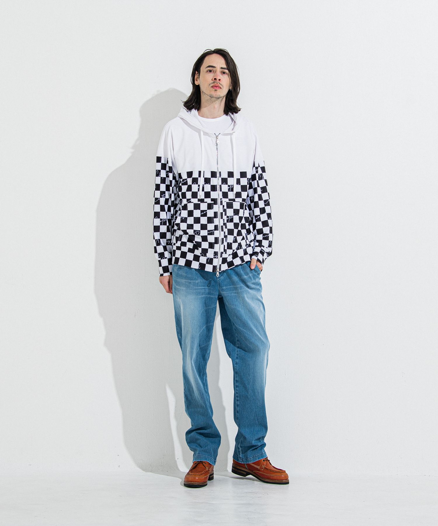 DENIM JERSEY WIDE PT / RC36-ST-016WTD / ライトオンスデニムジャージワイドパンツ / ライトインディゴ