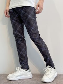 CHRIS EASY PANTS / RC27-ST-016 / チェックイージーパンツ / チェックブラック
