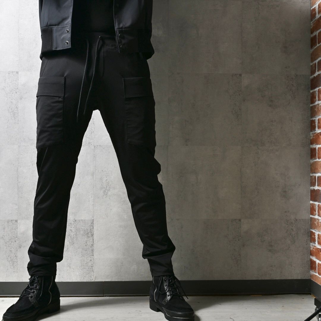 GR PT / DP1-ST-004 / ナイロンギアカーゴパンツ / ブラック (3月中旬入荷予定)