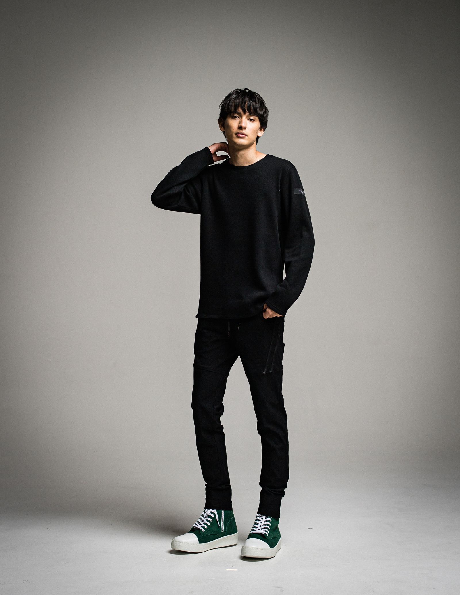 TYLER HEAT LINE PANTS / RC26-ST-026H / 裏起毛イージーラインパンツ / ブラック