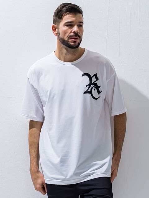 RC ROGO MESH LOOSE TEE / RC28-T-004 / メッシュビッグTシャツ / ホワイト※