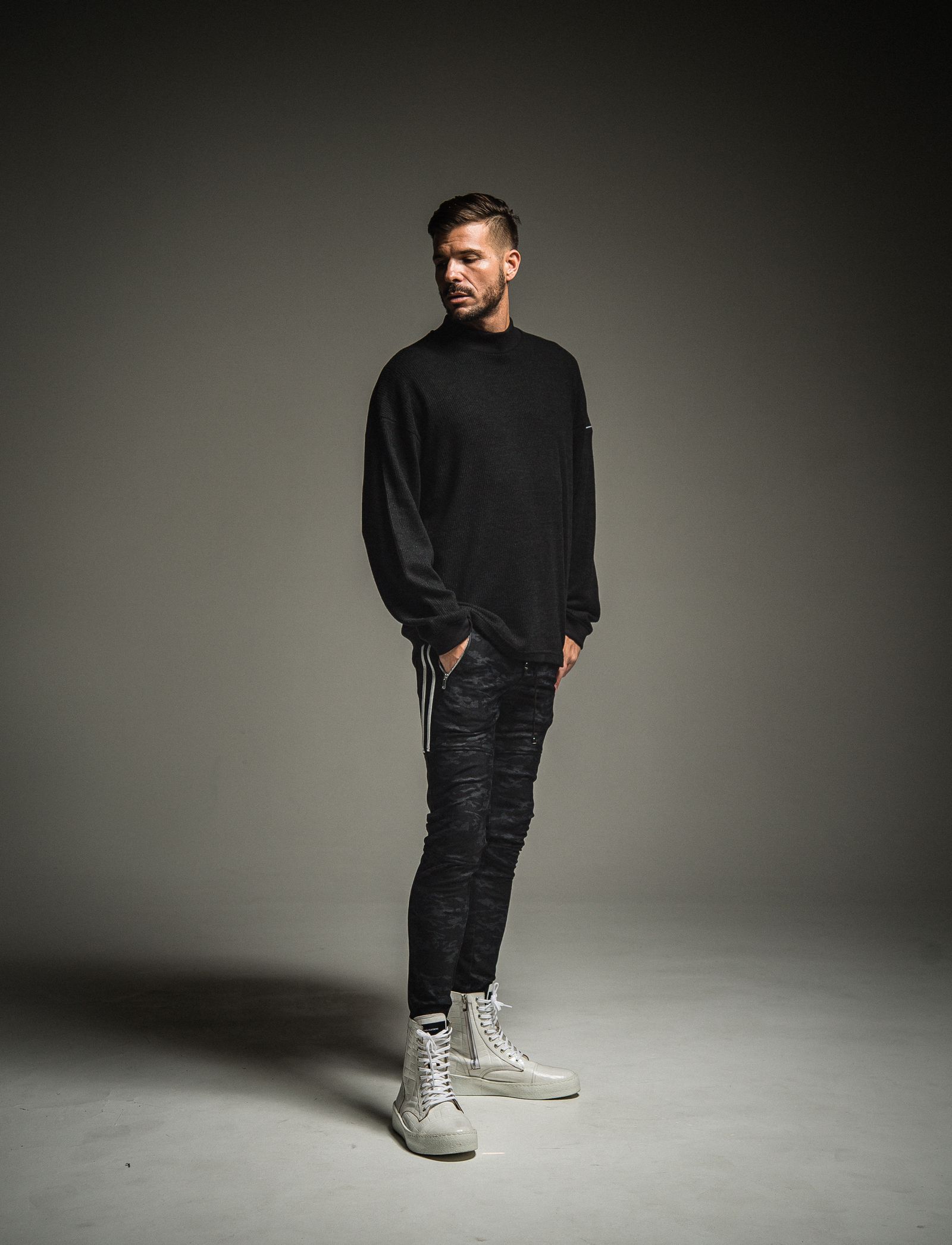 MOCKNECK OVER KNIT / RC22-K-001 / モックネックニット