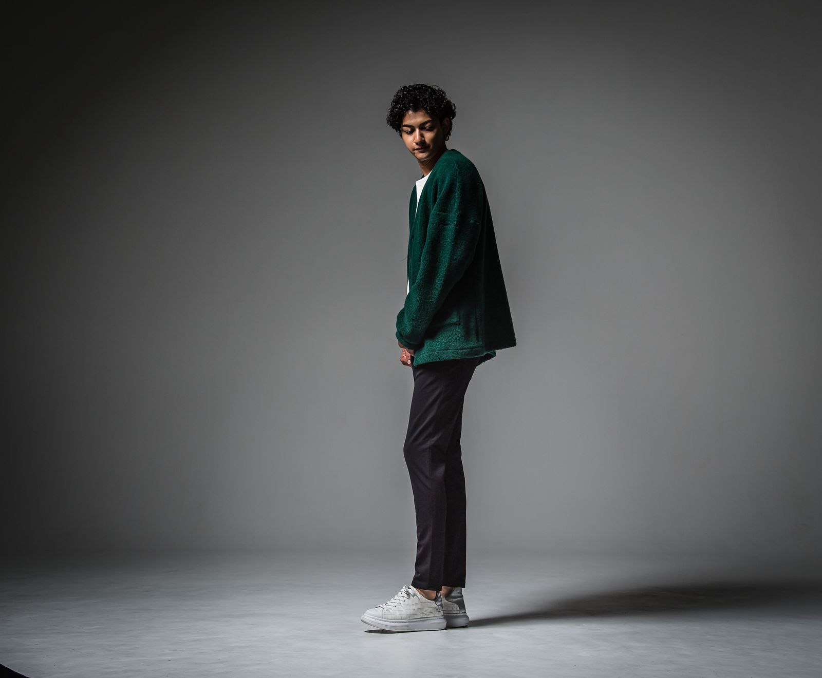 CHRIS EASY HEAT PANTS / RC30-ST-016H / 裏起毛イージーパンツ / ブラック