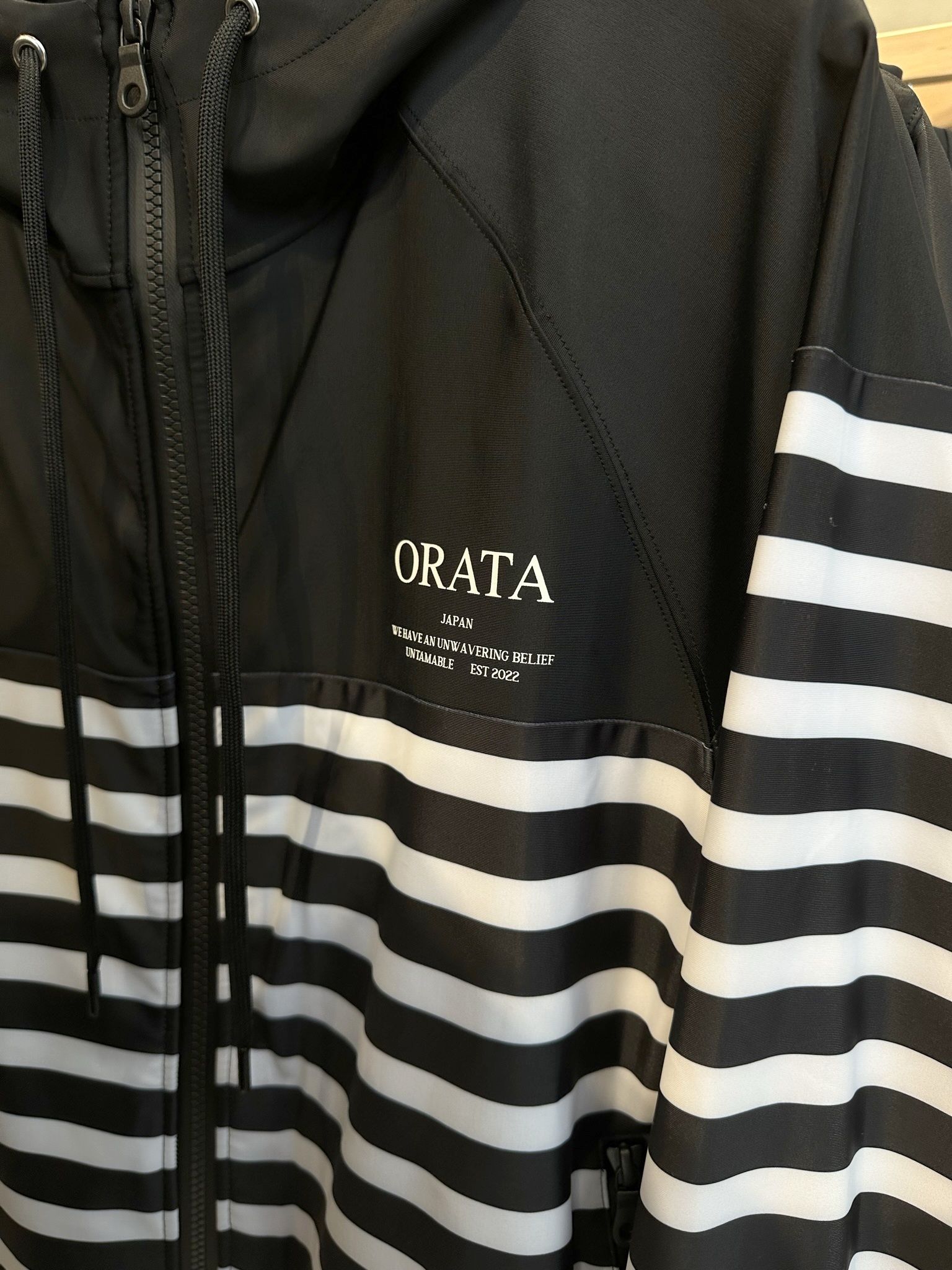 RUSH ZIP HOODIE / OR2-C-002 / ラッシュガードジップパーカー / ボーダー (6月中旬入荷予定)