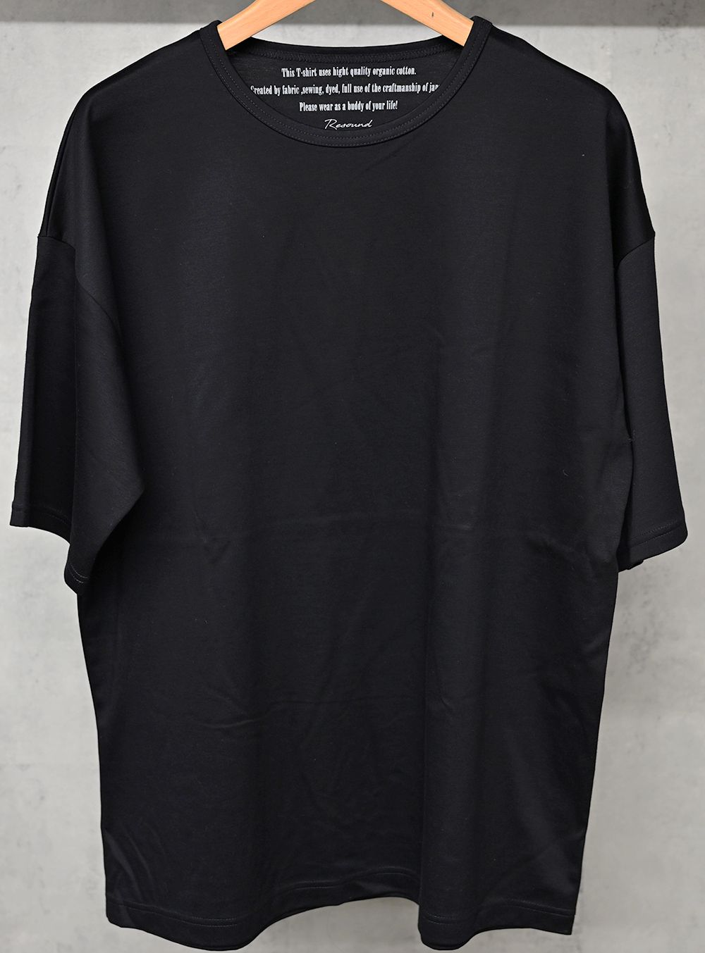 FINEST BASIC LOOSE T / RC35-T-007 / 最高品質コットンビッグTシャツ / ブラック