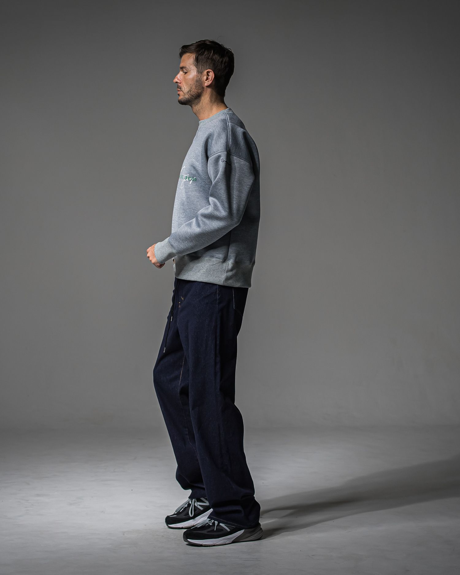 KING DENIM JERSEY / BASIC-ST-005 / デニムジャージ バギーワイドパンツ / インディゴワンウォッシュ