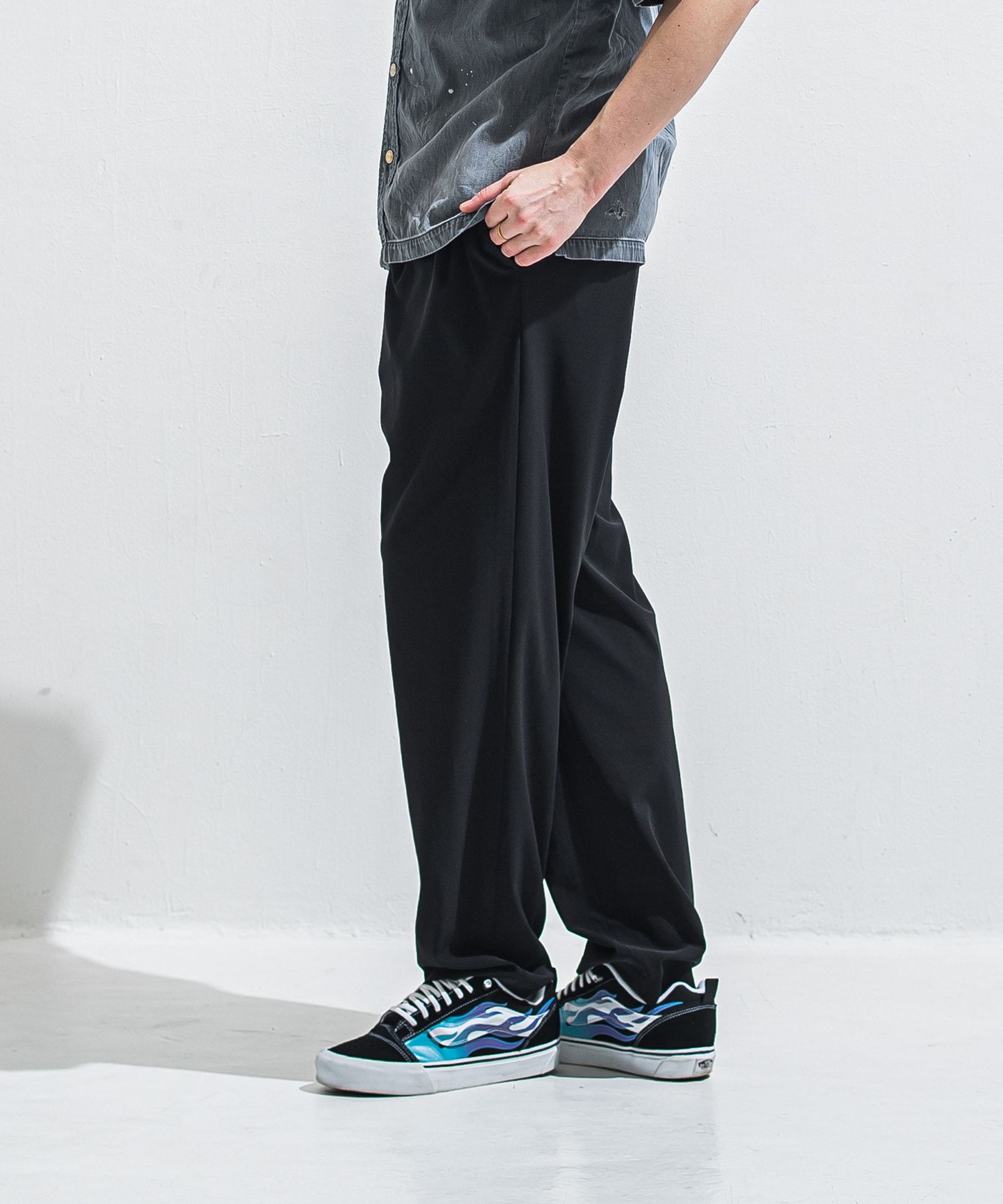 BEN PANTS / RC40-ST-038 / スーパーワイドパンツ / ブラック (5月中旬入荷予定)